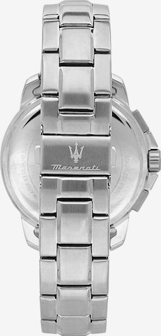 Maserati Analoguhr in Silber