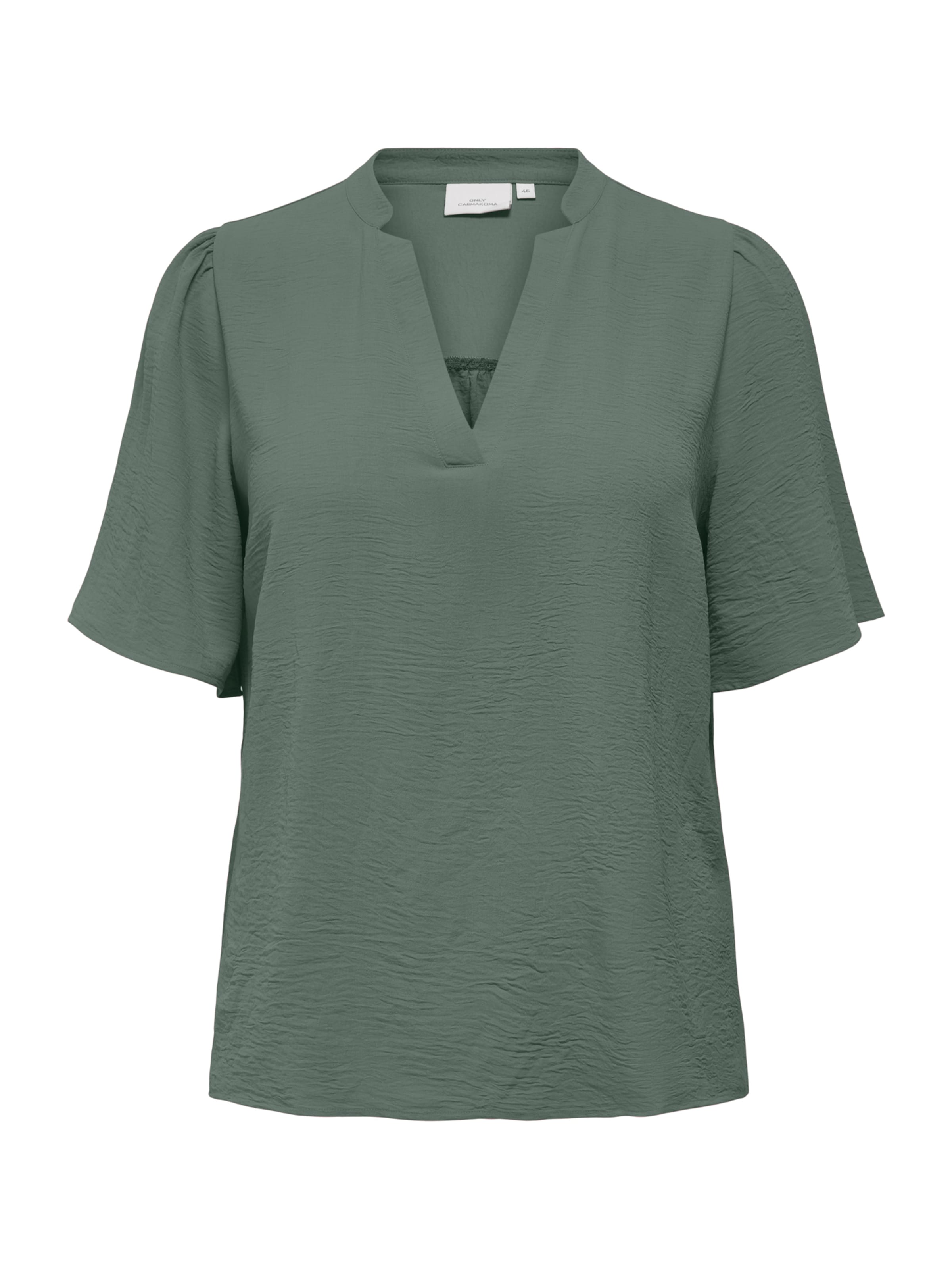 ONLY Carmakoma Μπλούζα 'CARNoemi' σε πράσινο: μπροστά
