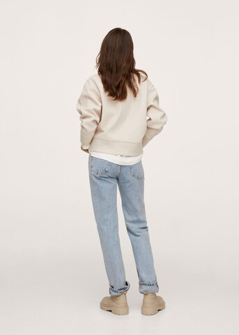 MANGO Sweatshirt 'Pata' in Beige