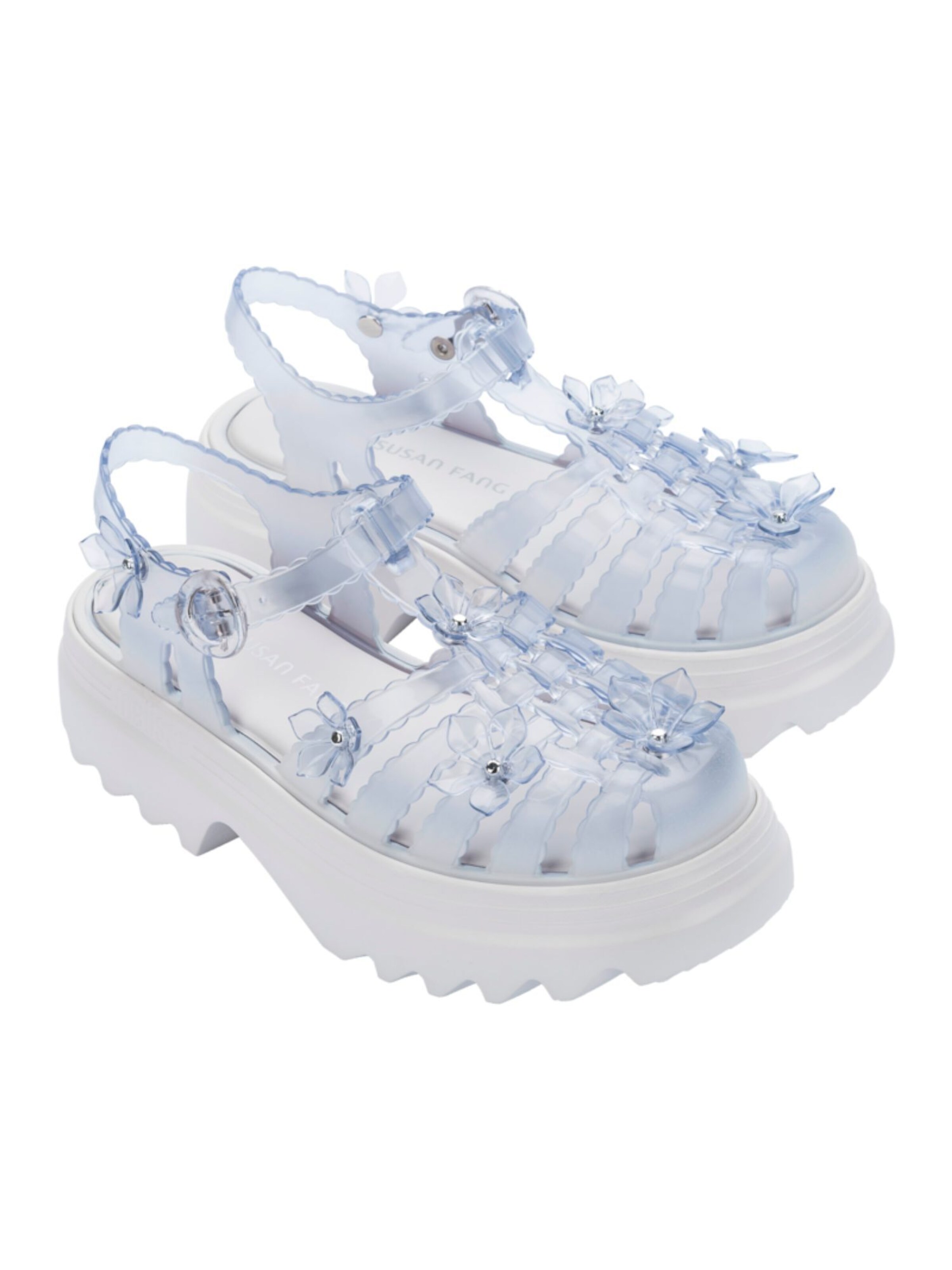 MELISSA Sandale 'Possession Sakura x Susan Fang' in Weiß