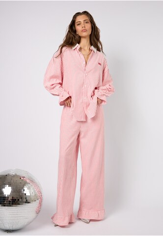 OH APRIL Wide leg Pants in White