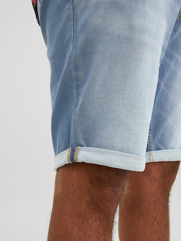 Jack & Jones Plus Regular Shorts 'Rick' in Blau