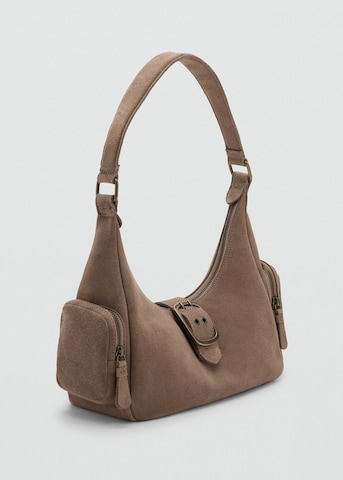 MANGO TEEN Shoulder Bag 'Cindy' in Brown