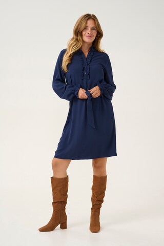 Robe-chemise 'Venea' Cream en bleu