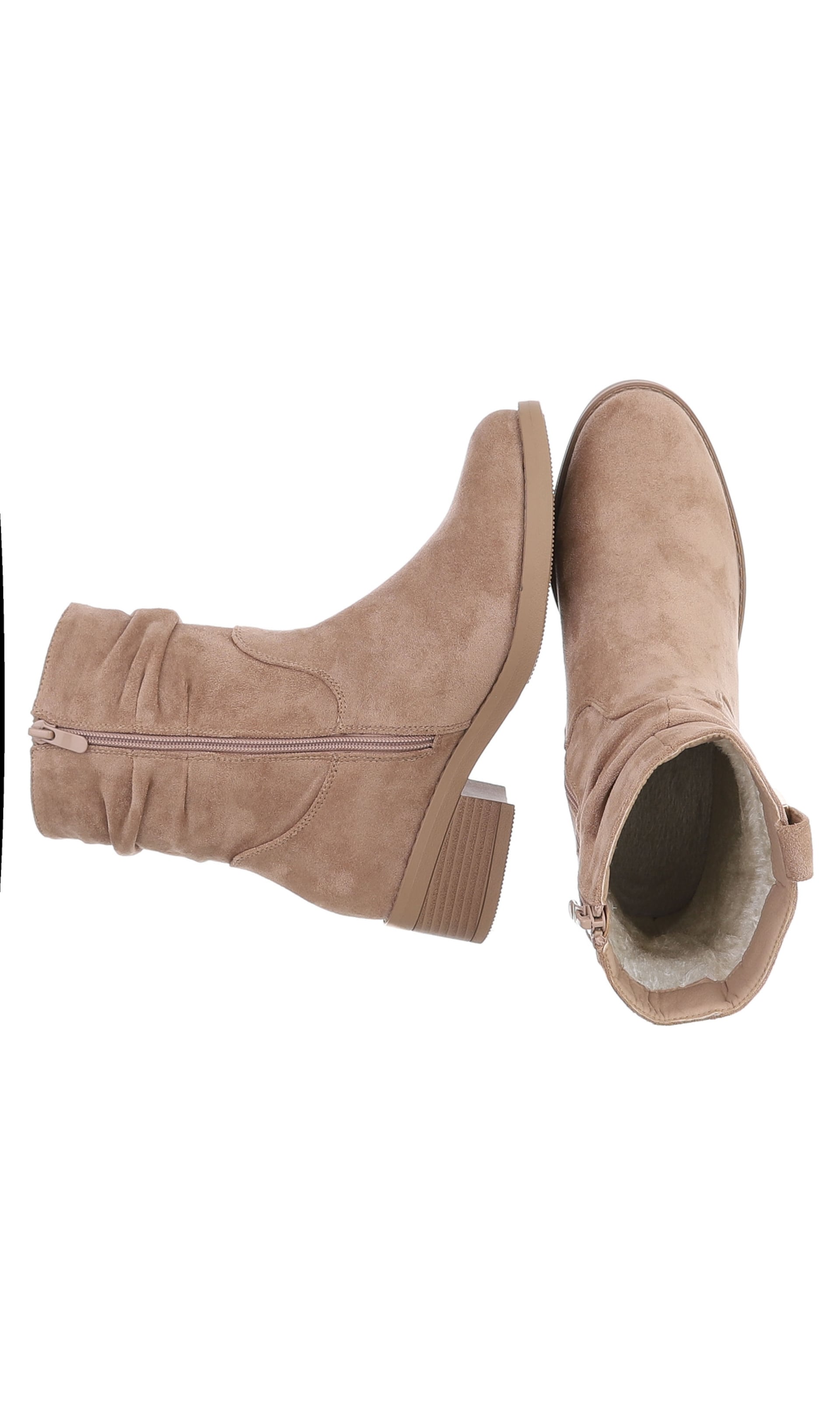 Ital-Design Ankle Boots in Beige