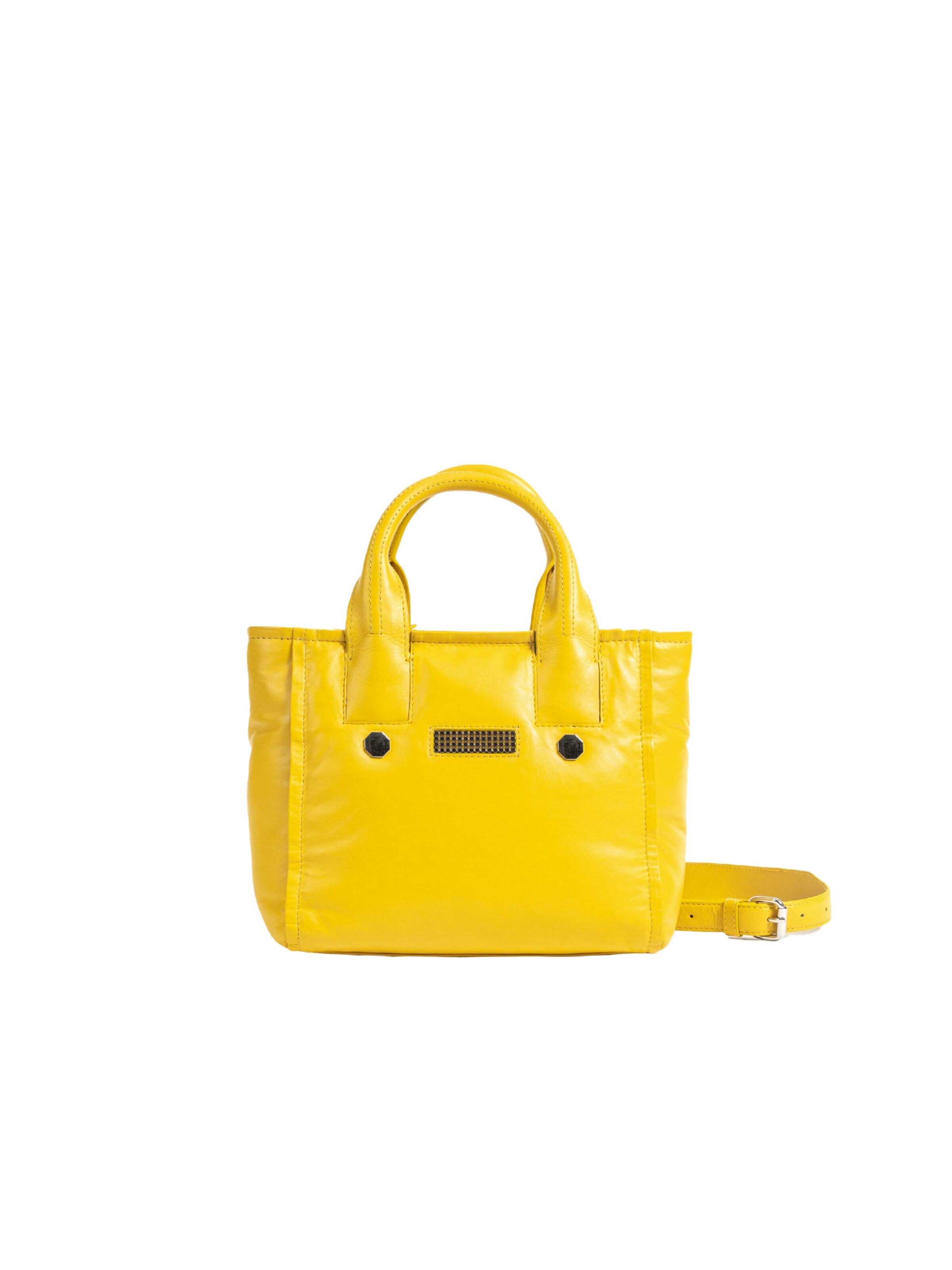 Clio Handbag in Yellow: front