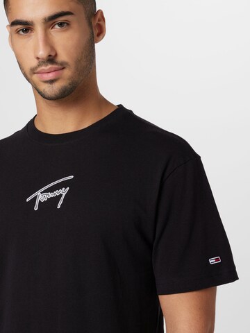 Tommy Jeans T-Shirt 'Classic' in Schwarz