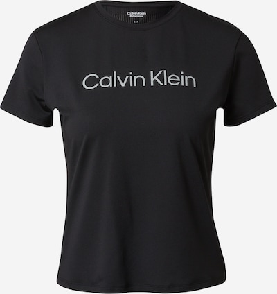 Tricou funcțional Calvin Klein Performance pe negru / alb, Vizualizare produs