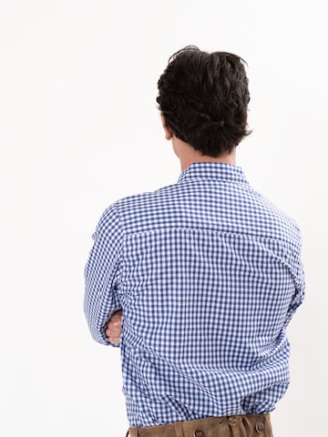 HerzSticht Traditional shirt 'Hocheck' in Blue