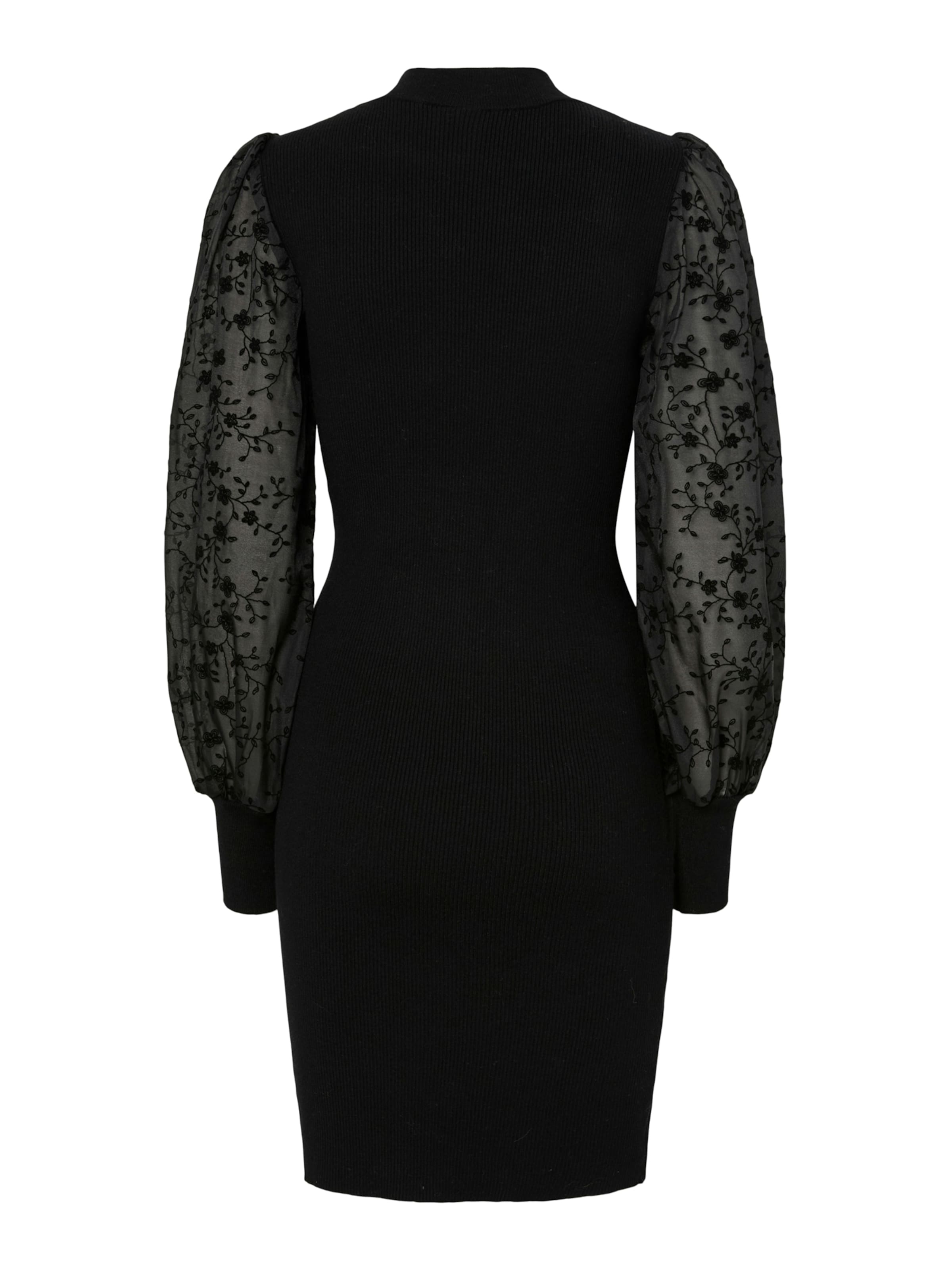 YAS Трикотажное платье 'YASDOTME' в Черный