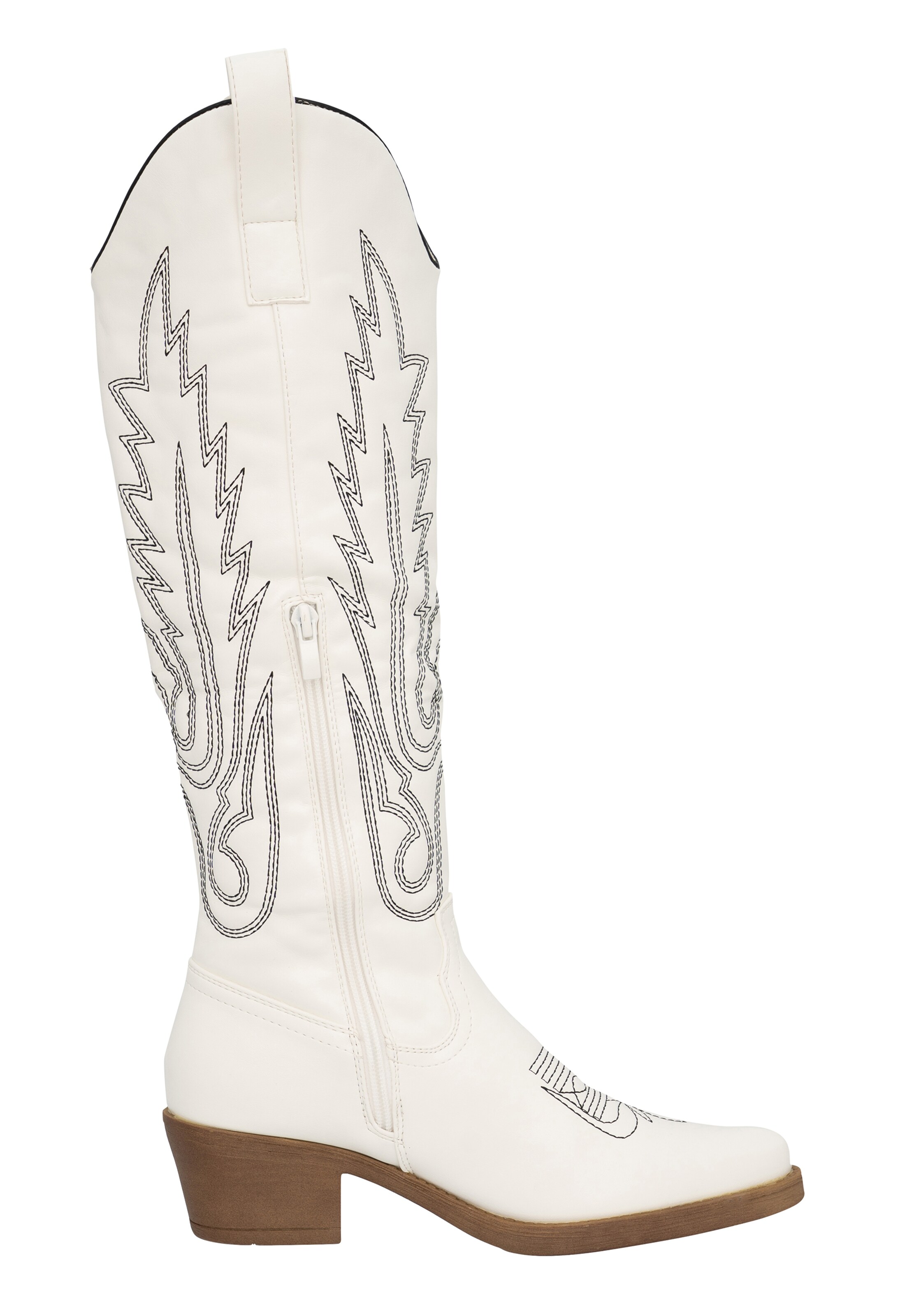 Stivale da cowboy di Salinyang in bianco