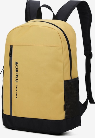 Sac à dos Aoking en jaune : devant