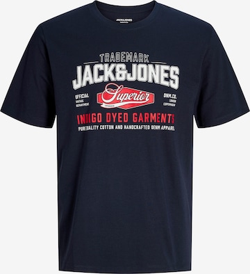 JACK & JONES Särk, värv sinine: eest vaates