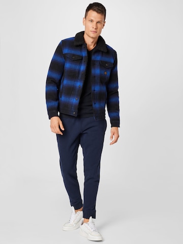 Superdry Between-season jacket 'Highwayman' in Blue