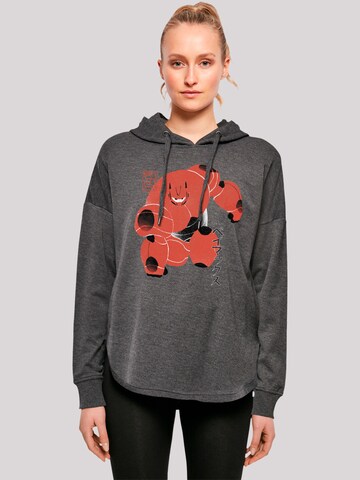 F4NT4STIC Sweatshirt 'Big Hero 6 Baymax Suite' in Grey: front