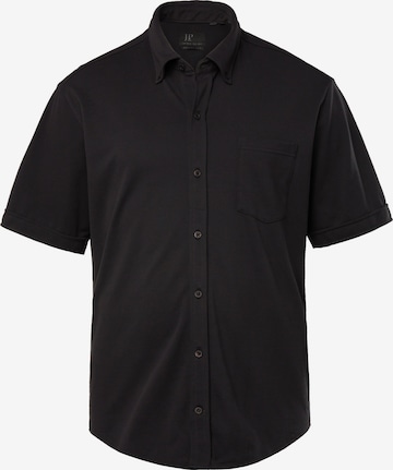 JP1880 Overhemd in Zwart: voorkant