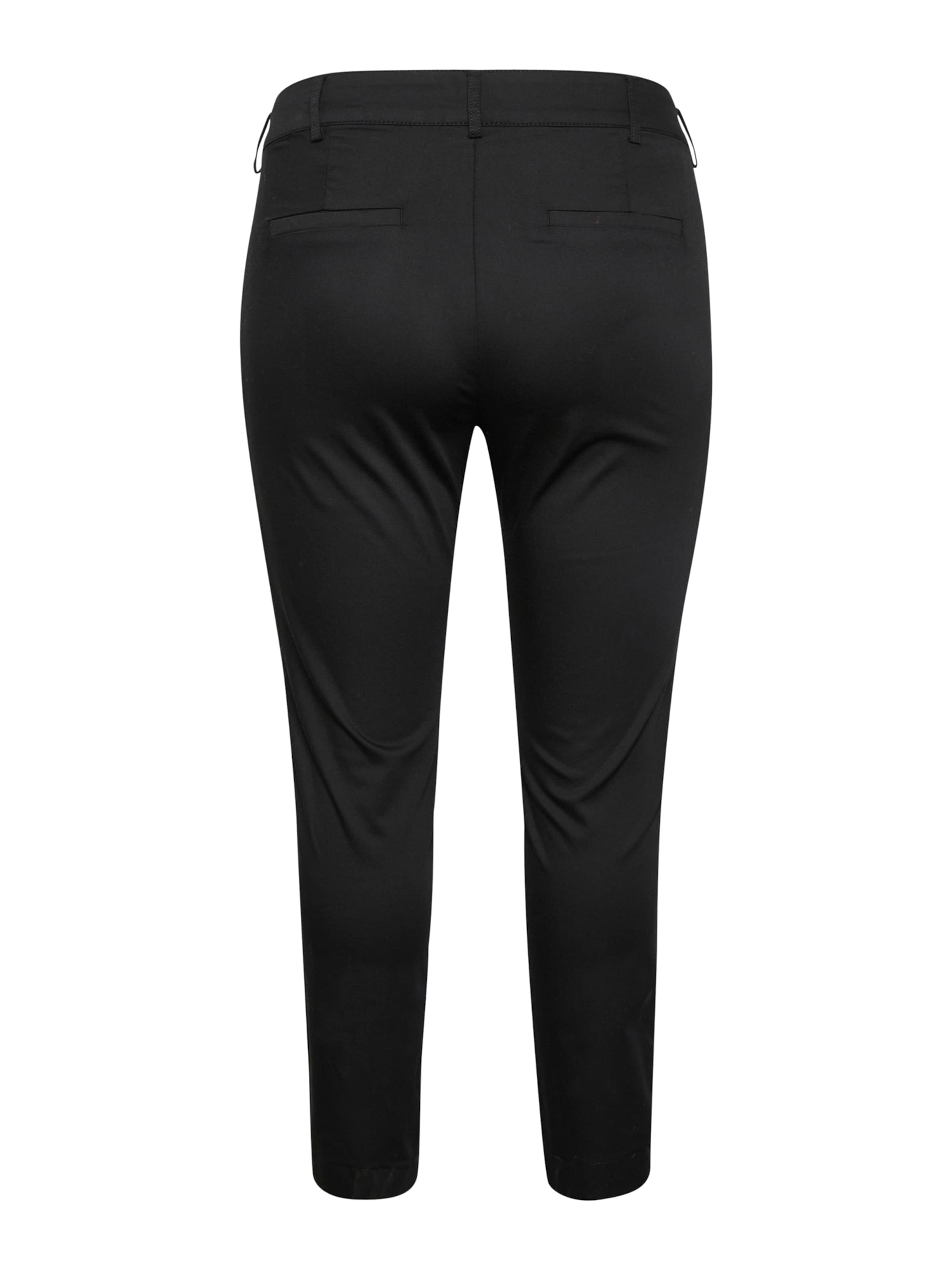 melns KAFFE CURVE Piegulošs Čino bikses 'Leana'