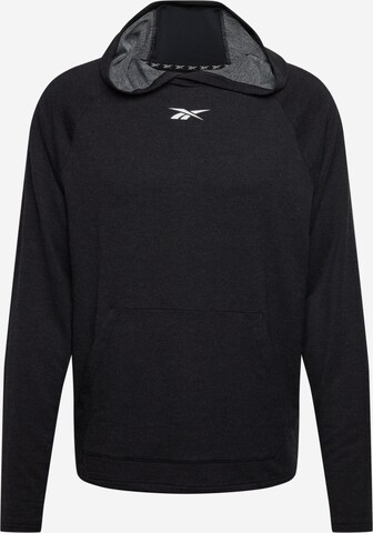 Reebok Sportsweatshirt in Schwarz: predná strana