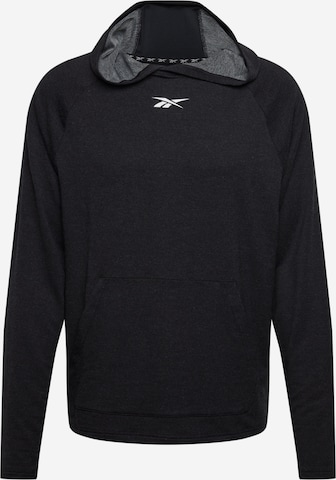 Reebok Sport Sport sweatshirt i svart: framsida