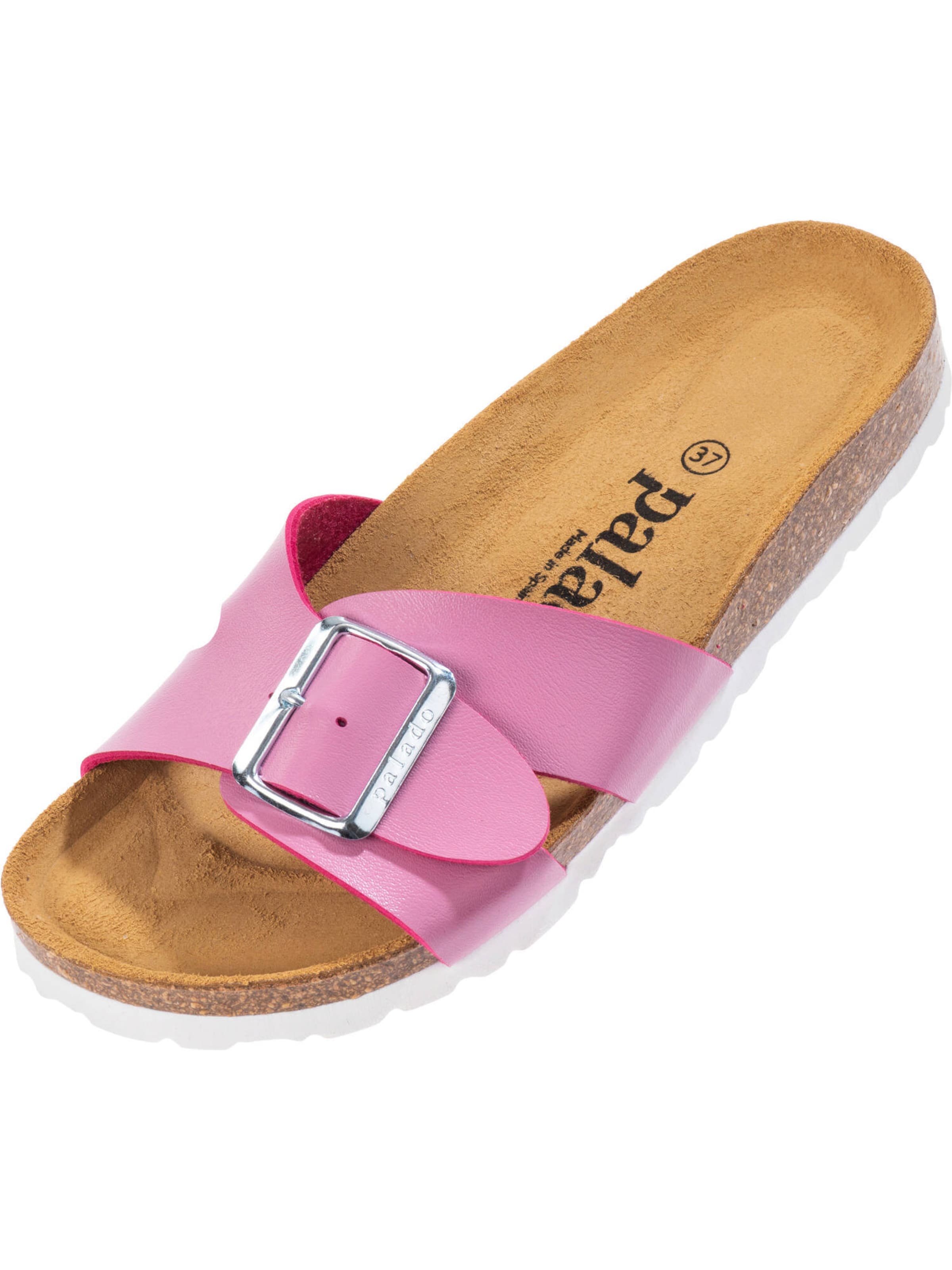 rozā Palado Ādas čības 'Tinos': no priekšpuses