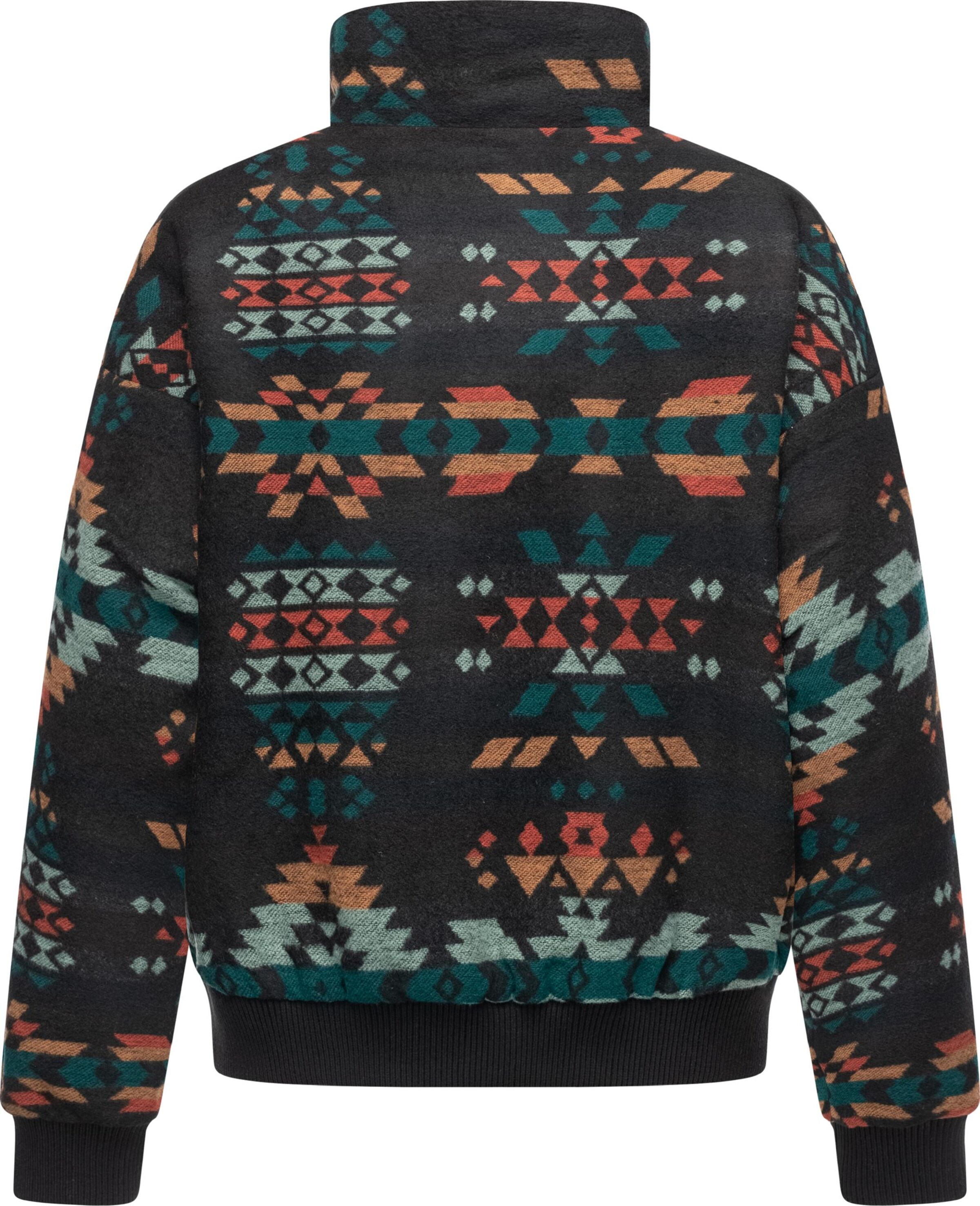 Geacă de primăvară-toamnă 'Toscia Ikat' de la Ragwear pe negru