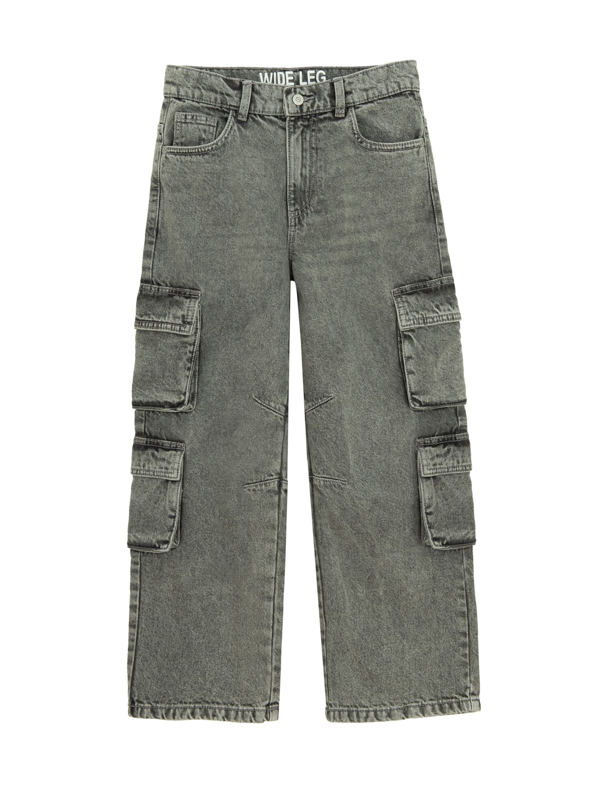 Cool Club Laiad sääred Teksapüksid, värv hall: eest vaates