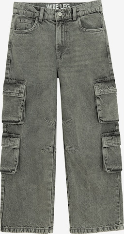 pilka Cool Club Plačios klešnės Džinsai: priekis