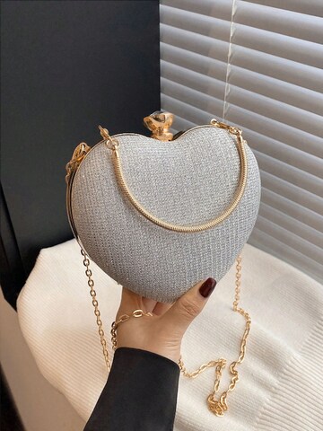 Tomshop24-7 Clutch 'Bella Herz'‌ in Silber