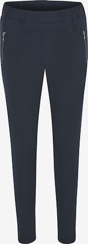 Kaffe Slimfit Broek 'Jillian Vilja' in Blauw: voorkant