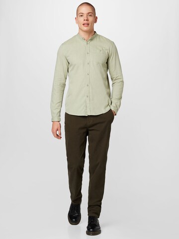 TOM TAILOR DENIM Regular fit Button Up Shirt in Green