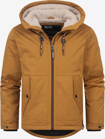 INDICODE JEANS Winter Jacket ' Kylian ' in Brown: front