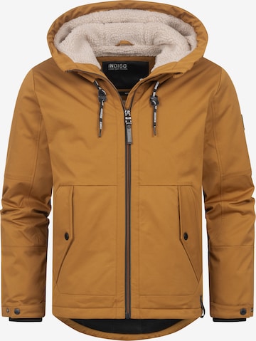 Veste d’hiver ' Kylian ' INDICODE JEANS en marron : devant