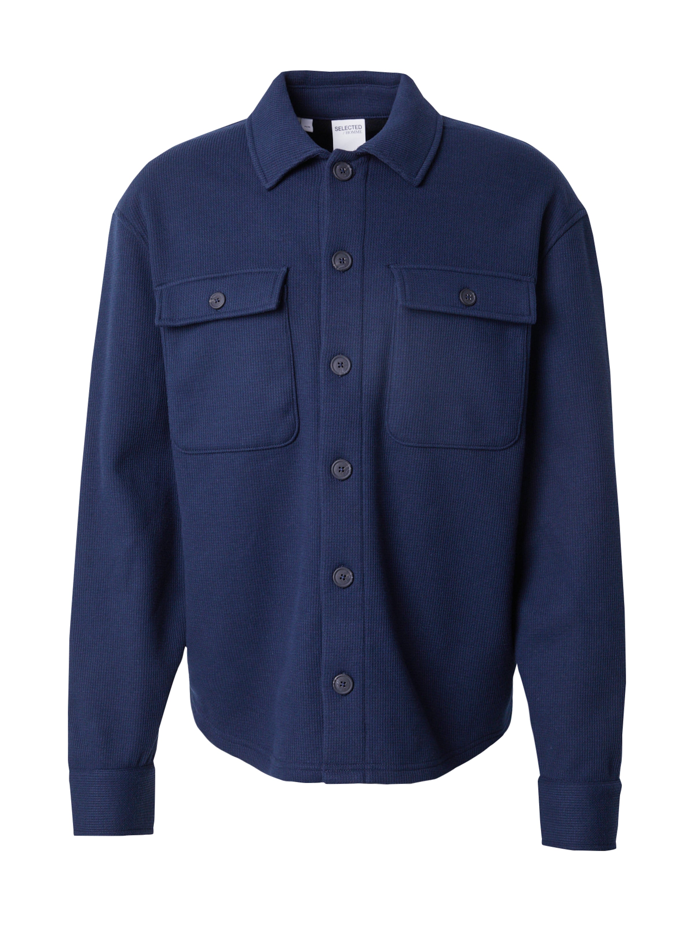 SELECTED Comfort fit Between-Season Jacket 'SLHMAX' in Blue: front