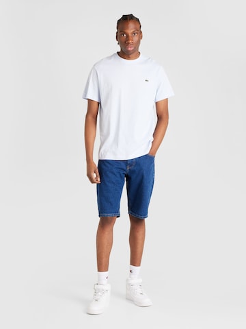 LACOSTE Regular fit T-shirt i blå