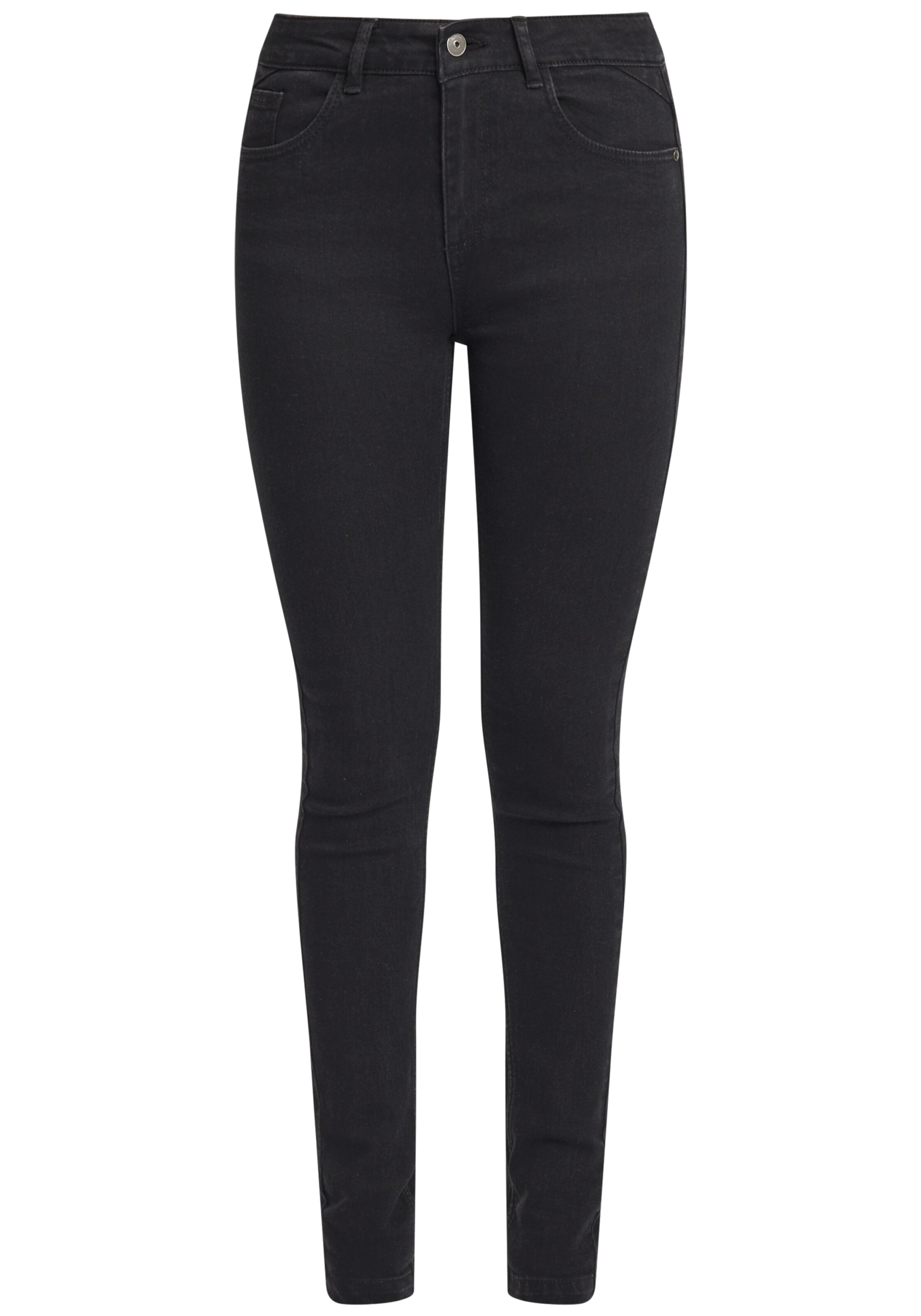Skinny Jeans 'Lenna' di Oxmo in nero: frontale