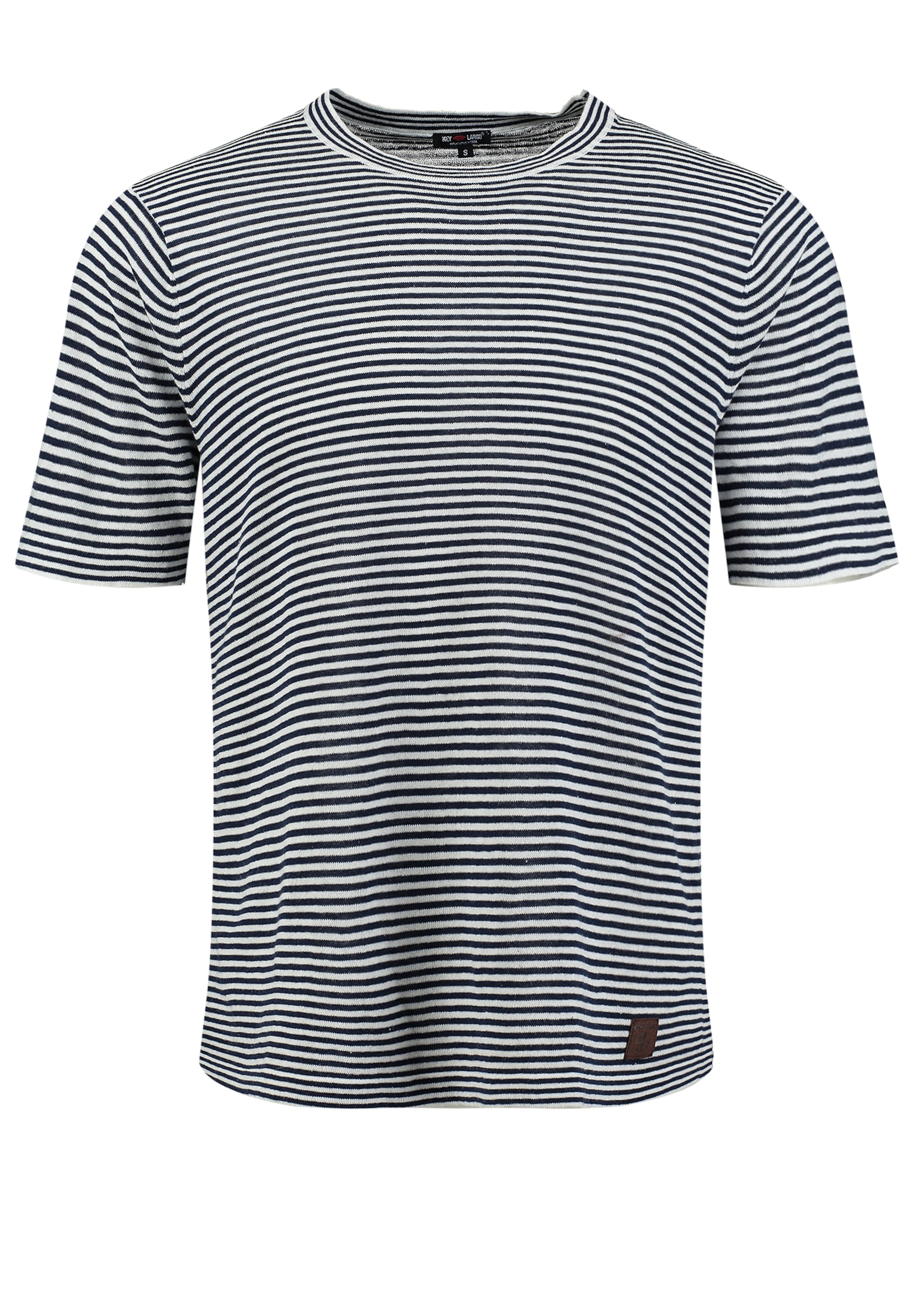 Maglietta 'FREQUENCY' di Key Largo in blu: frontale