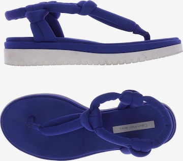 Calvin Klein Jeans Sandals & High-Heeled Sandals in 38 in Blue: front