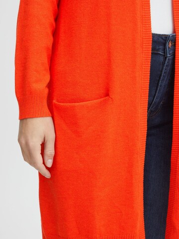 PULZ Jeans - Cárdigan 'Sara' en rojo