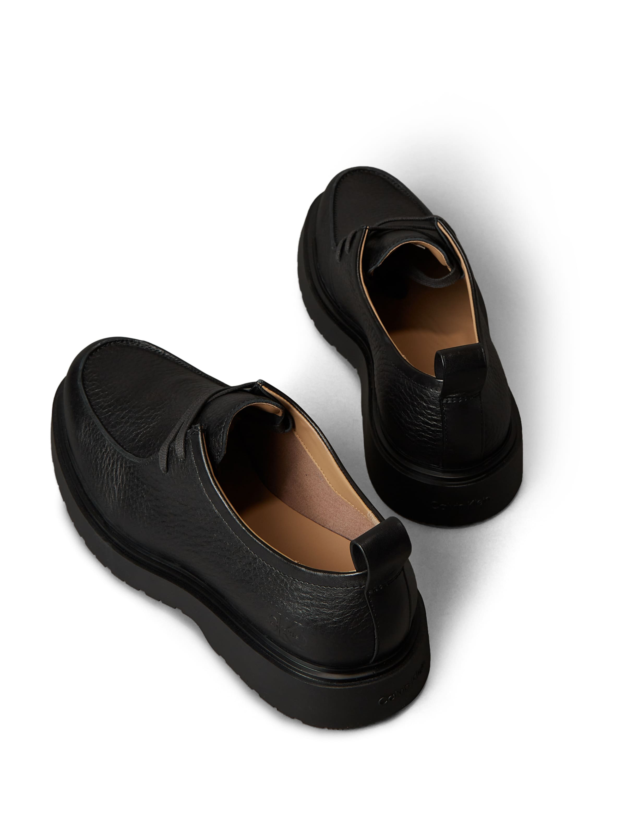 Calvin Klein Обувь на шнуровке 'COMBAT APRON' в Черный