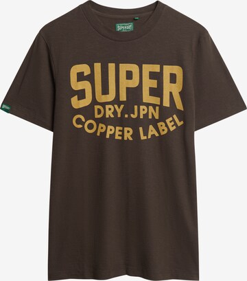 Superdry T-Shirt in Braun: predná strana