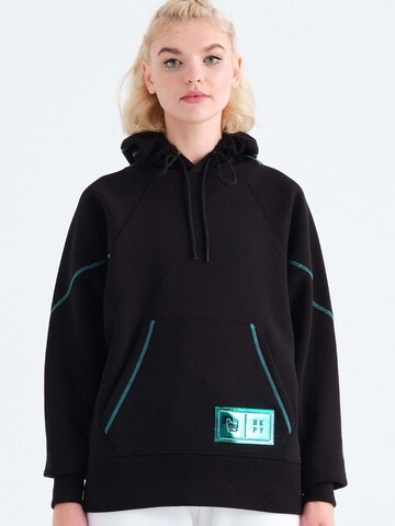 Rockupy Sweatshirt 'Hadia' in Schwarz: Vorderseite