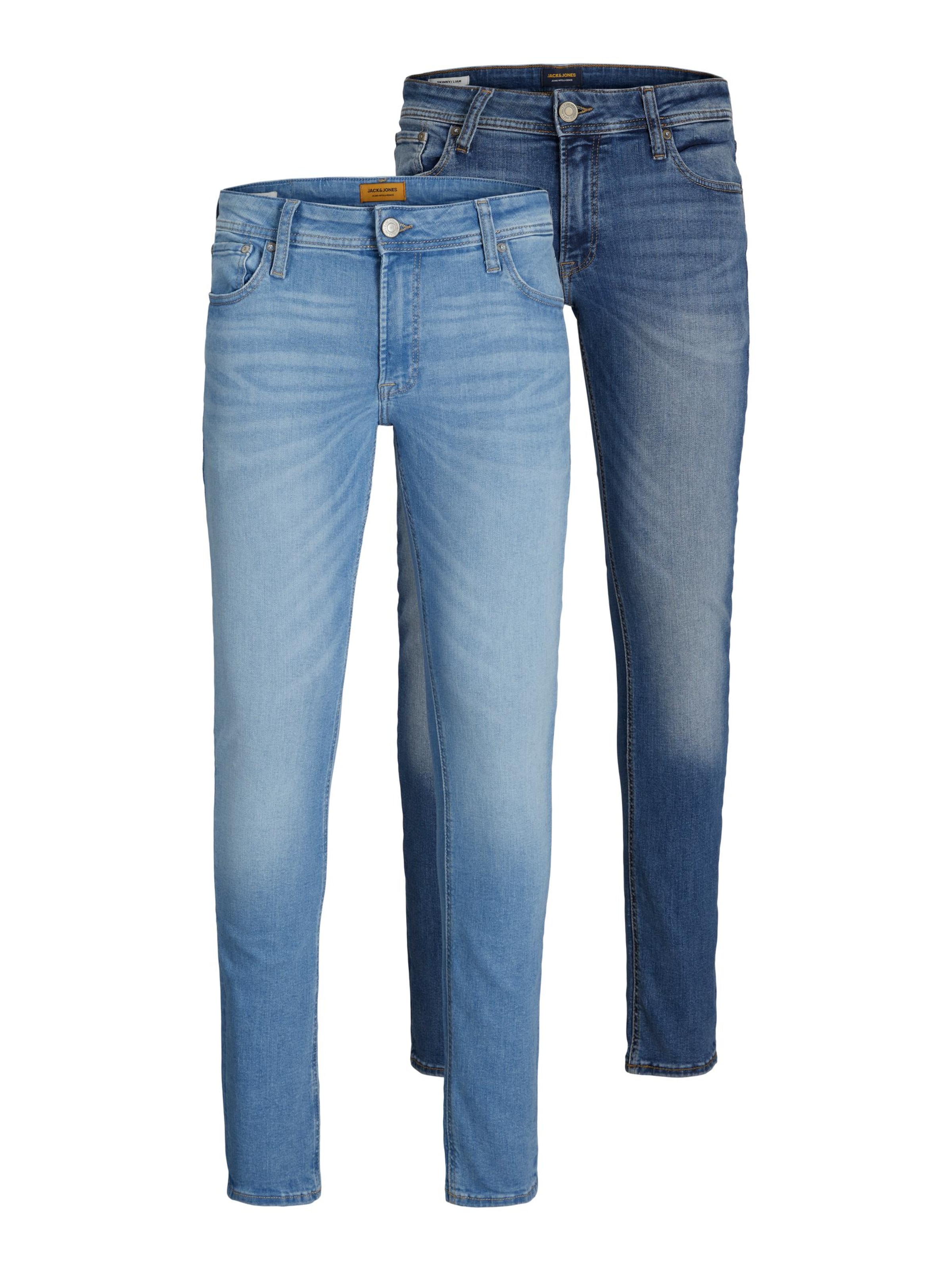 Männer Jeans JACK & JONES Jeans 'LIAM' in Marine, Hellblau - KE50703 Männer Jeans JACK & JONES Jeans 'LIAM' in Marine, Hellblau - KE50703