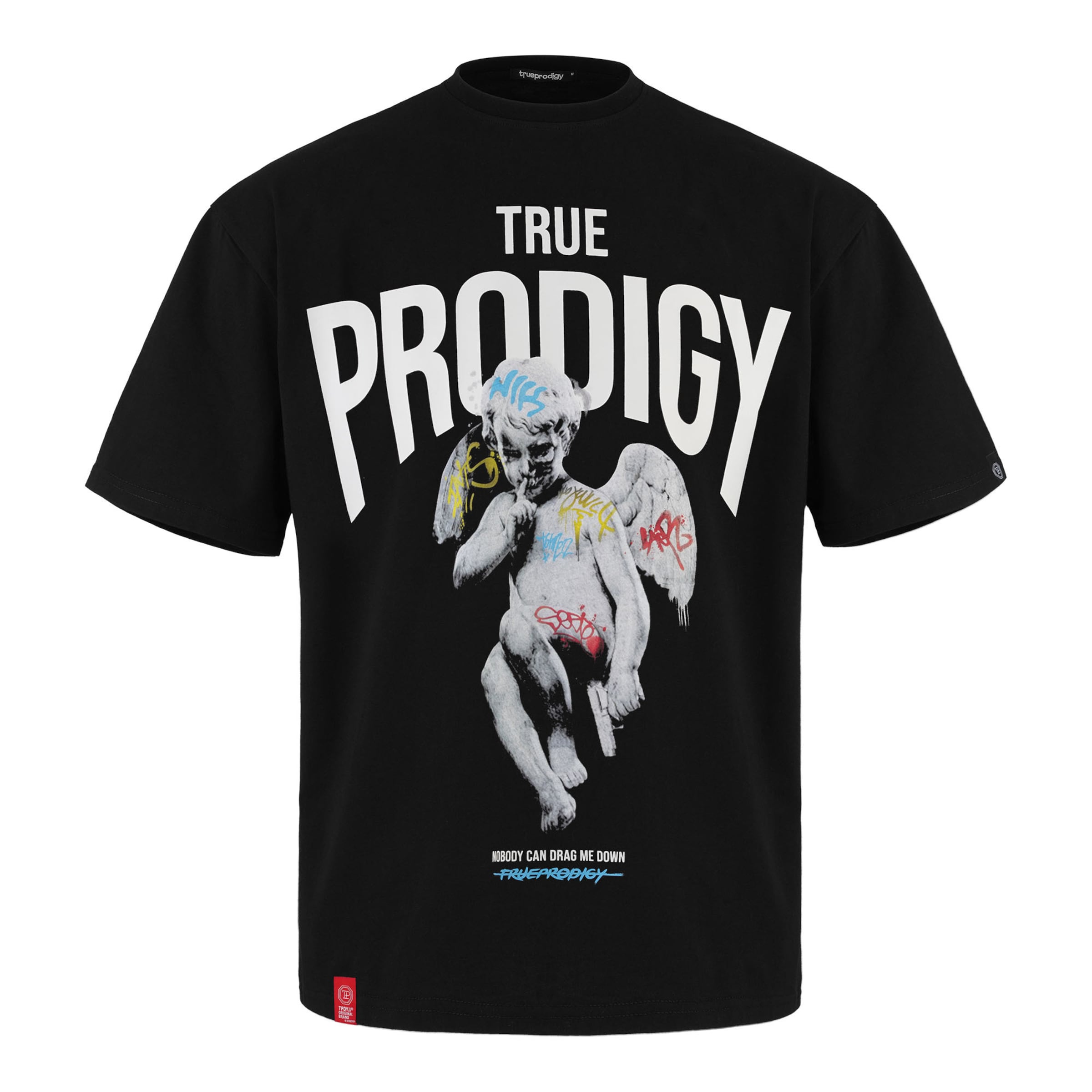 trueprodigy Shirt 'Miles' in Zwart: voorkant