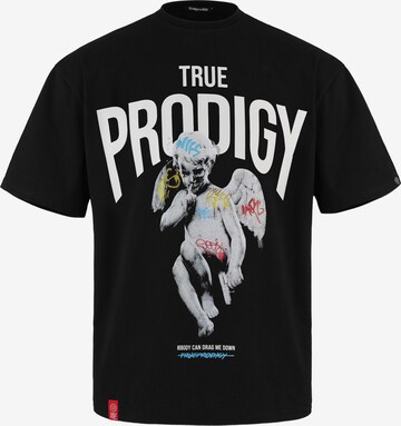 trueprodigy Shirt ' Miles ' in Zwart: voorkant