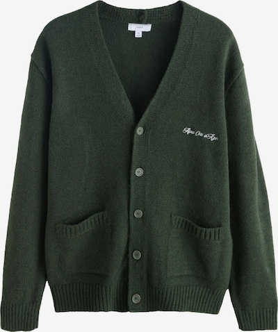 Kardiganas iš Next, spalva – tamsiai žalia / balta, Prekių apžvalga