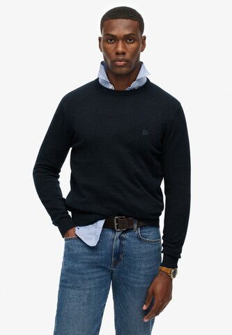 Superdry Trui in Blauw: voorkant