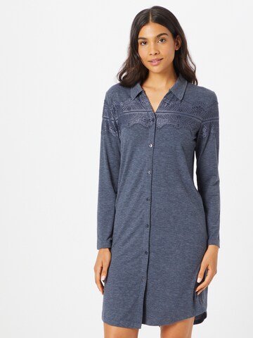 LingaDore - Camisola de pijama em azul: frente