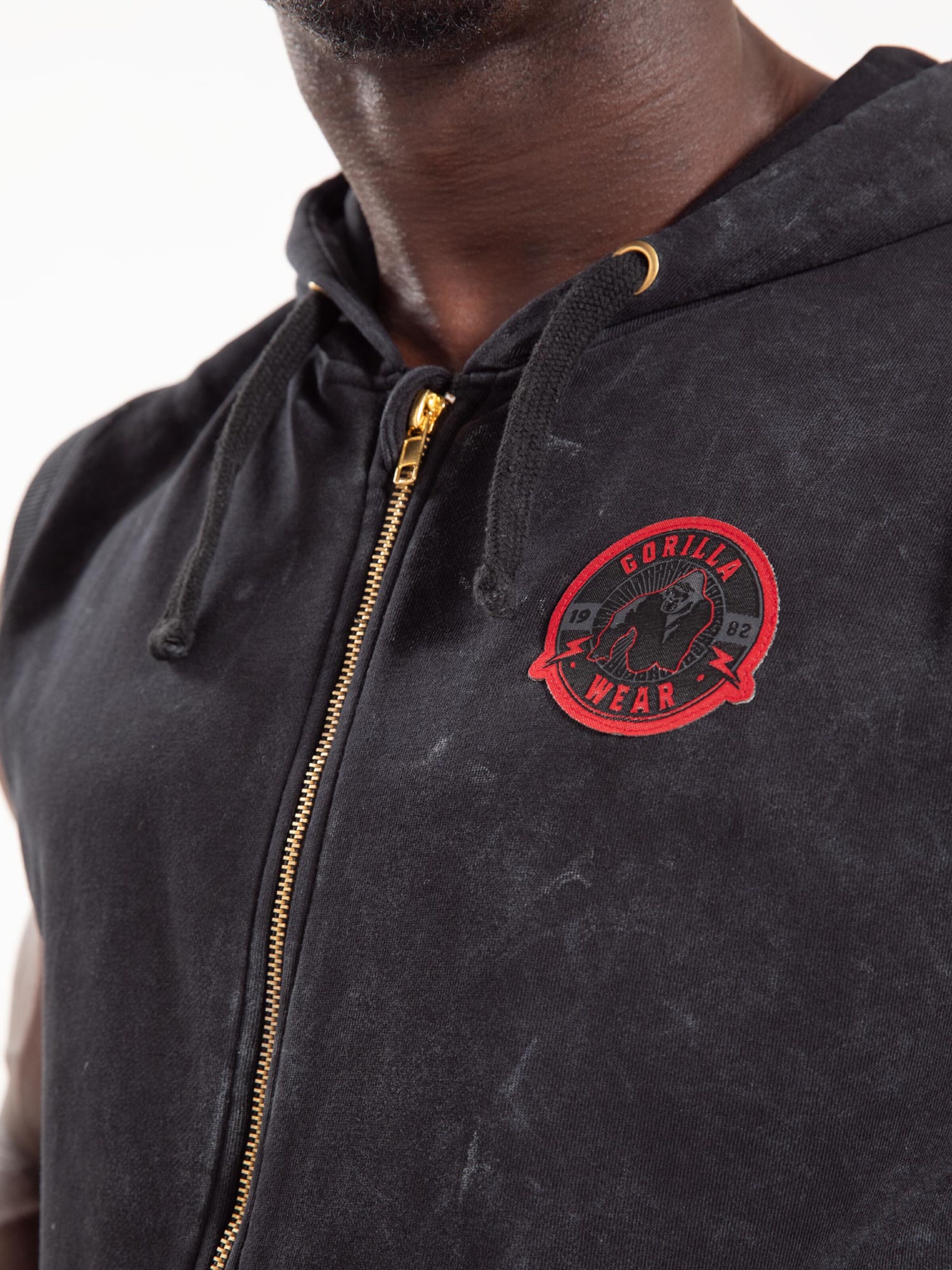 Veste de survêtement Gorilla Wear en noir