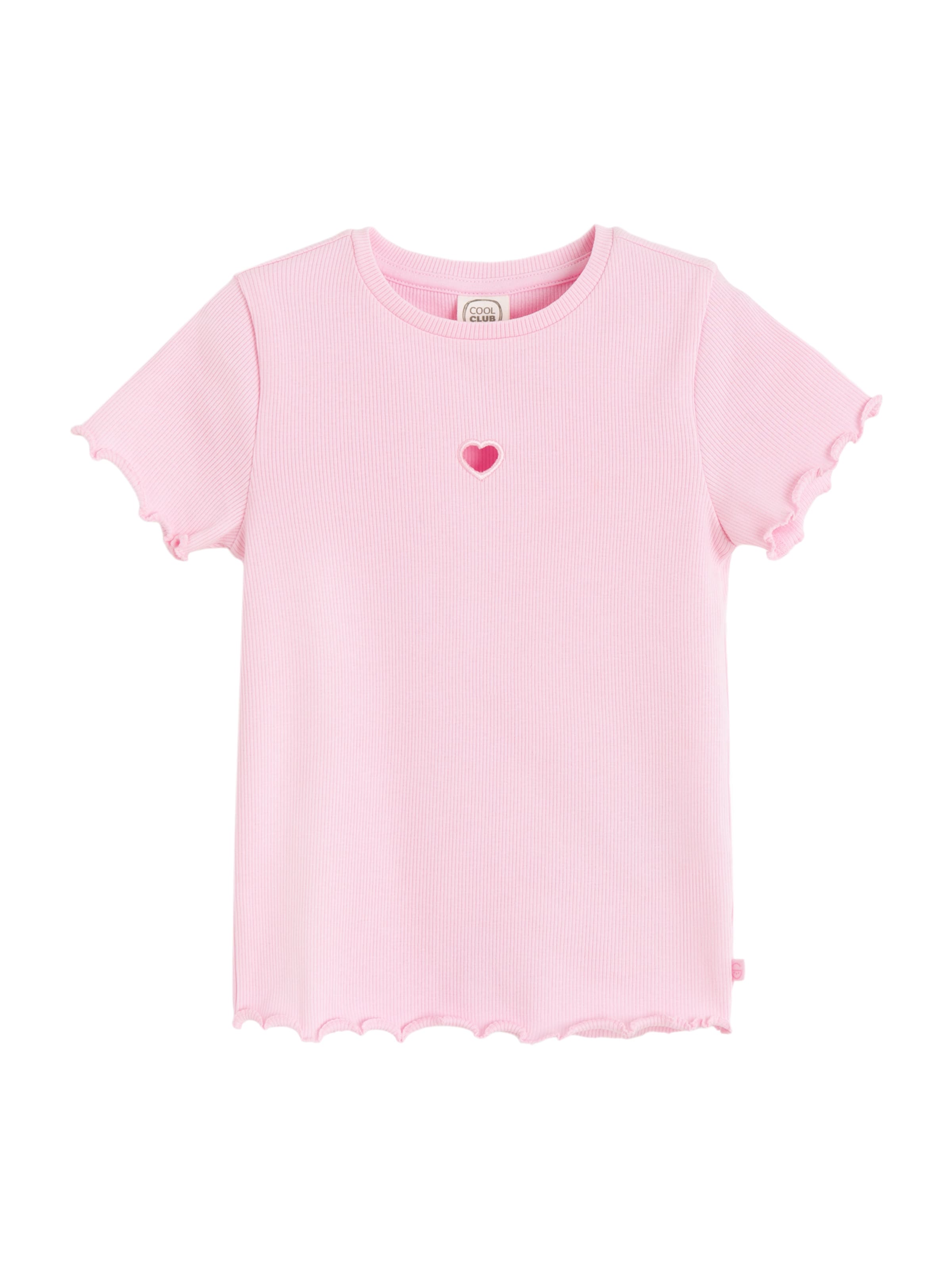 T-Shirt Cool Club en rose : devant
