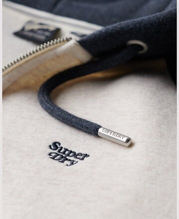 Superdry Sweatjacke 'Essential' in Blau